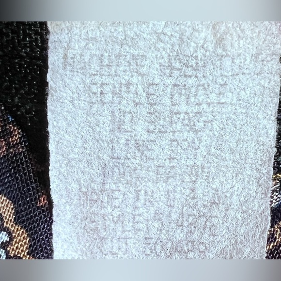 VINTAGE 80s dark moody paisley medallion midi skirt office professional academia - Picture 12 of 13